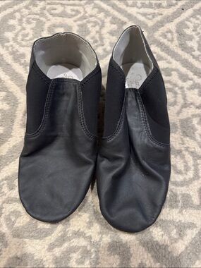 Dance Class Black Slip-On Jazz/Ballet Dance Shoes